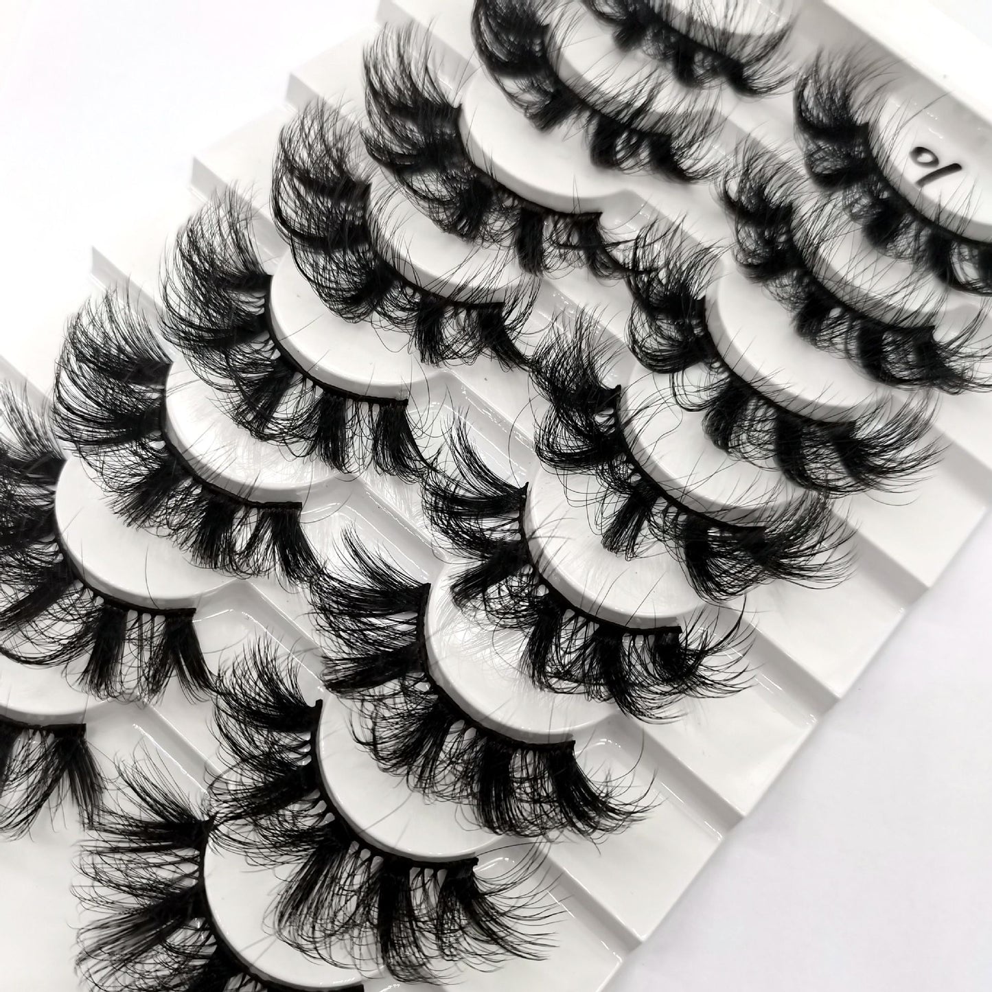 5/8pairs natural false eyelashes fake lashes long makeup 3d mink lashes eyelash extension Fluffy Mink Lashes