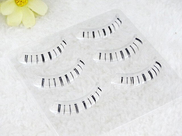 Japanese False Eyelashes Highend Sharpened Lower Eyelashes Devil Eye Makeup Natural Nude Makeup With Realistic Eyelashes