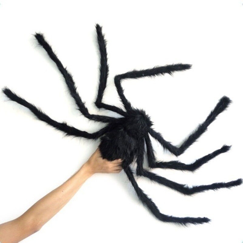 200 cm Halloween Hanging Decoration Horror Giant SPIDER Decor House Haunted Outdoor Yard Halloween Spider Decor for Home Party
