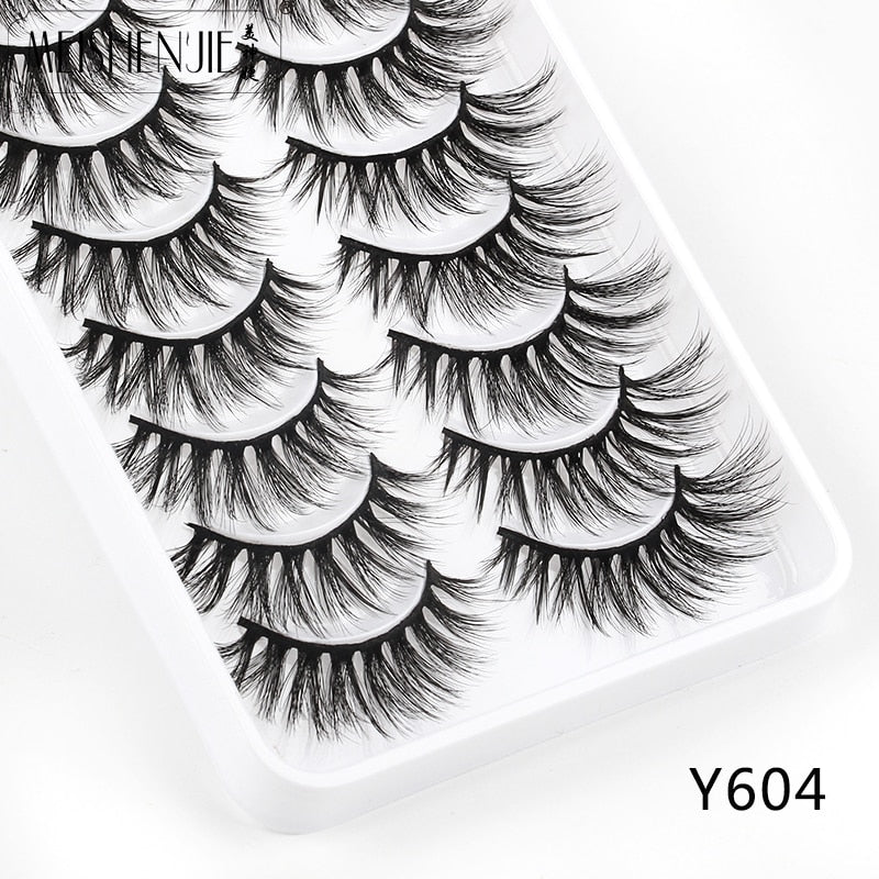 3/5/10 Pair 3D Mink Lashes Natural Eyelash Dramatic False Eyelashes Faux Cils Makeup Fake Eyelash Extension