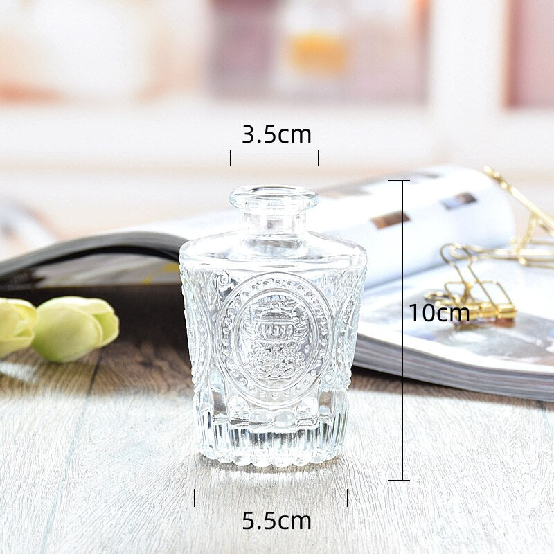 Simple Transparent Glass Small Vase Nordic Decoration Living Room Flower Home