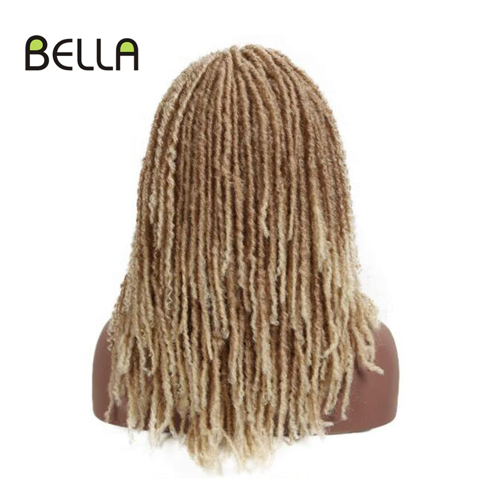 Bella Synthetic Wig 22" Crochet Wig Braids Twist Jumbo Dread Faux Locs Long Wig Dreadlock Hair Braiding Wig