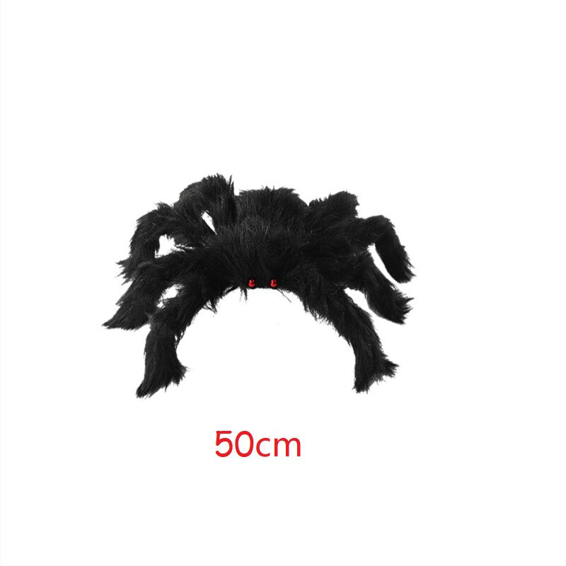 200 cm Halloween Hanging Decoration Horror Giant SPIDER Decor House Haunted Outdoor Yard Halloween Spider Decor for Home Party