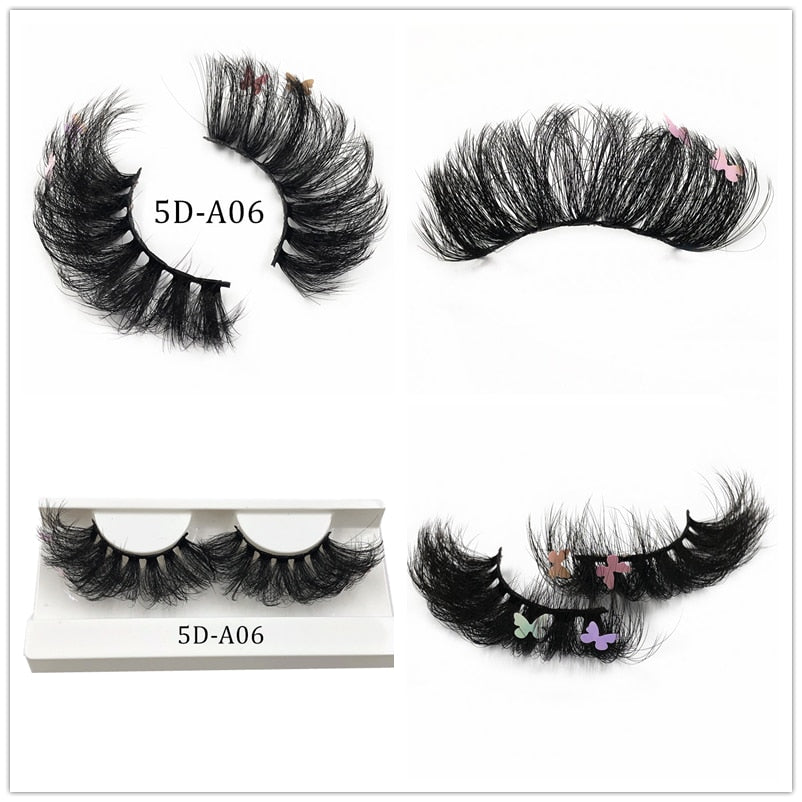Faux Mink 25mm Lashes With Butterflys or flowers On Them Full Strip False Eyelashes Butterfly Lash For party