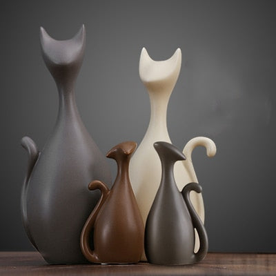Simple Modern Ceramic Figurines Livingroom Ornament Home Furnishing Decoration Crafts Office Ceramic