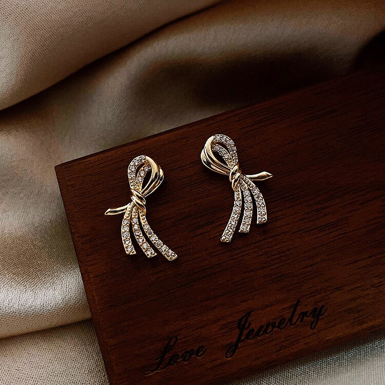 Cute Gold Color Butterfly Earring Jewelry