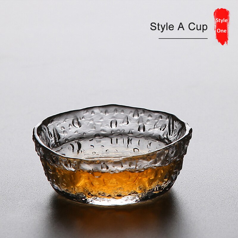 Japanese Style Fine Glass Cup Kung Fu Tea Cup Made Of Heat-resistant Glass 2021 New Hot Sale Office Kitchen Accessories