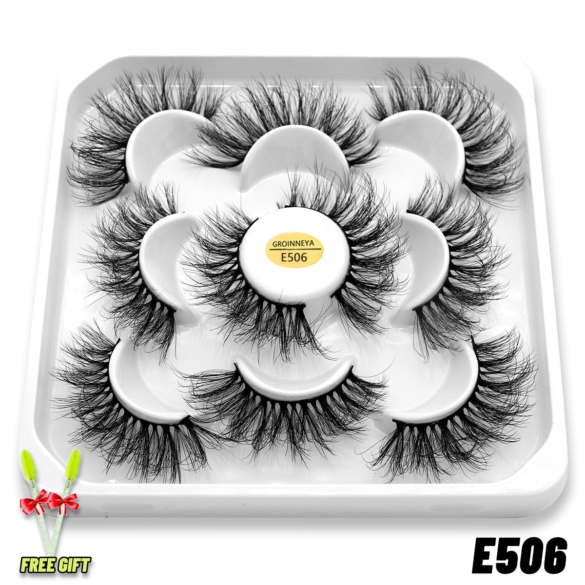 Eyelashes 3D Mink Lashes Fluffy Soft Wispy Natural Cross Eyelash Extension Reusable Lashes Mink False Eyelashes