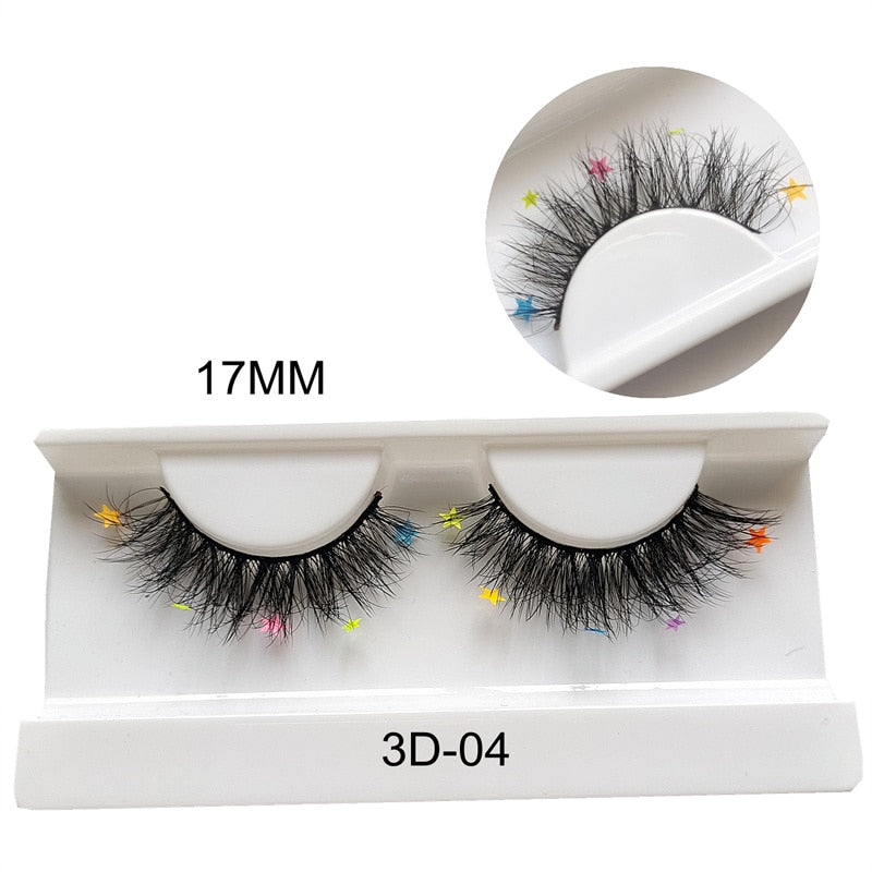 Faux Mink 25mm Lashes With Butterflys or flowers On Them Full Strip False Eyelashes Butterfly Lash For party