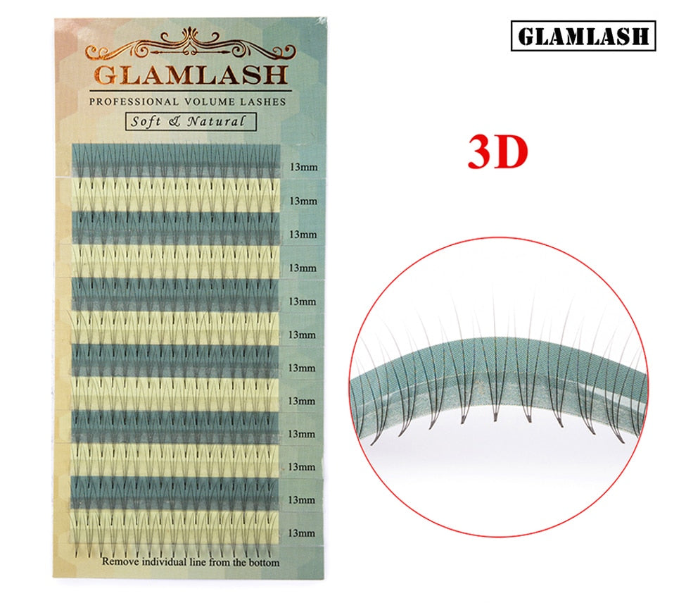 2D 3D 4D 5D 6D premade fans false eyelashes extension russian volume lashes faux mink individual lash extensions cilia