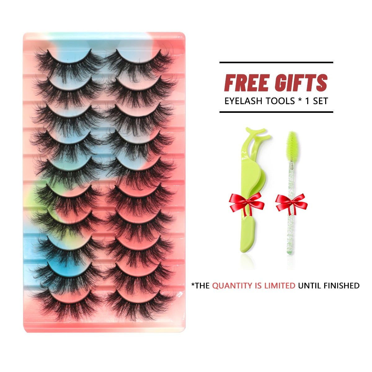 Eyelashes 3D Mink Lashes Fluffy Soft Wispy Natural Cross Eyelash Extension Reusable Lashes Mink False Eyelashes