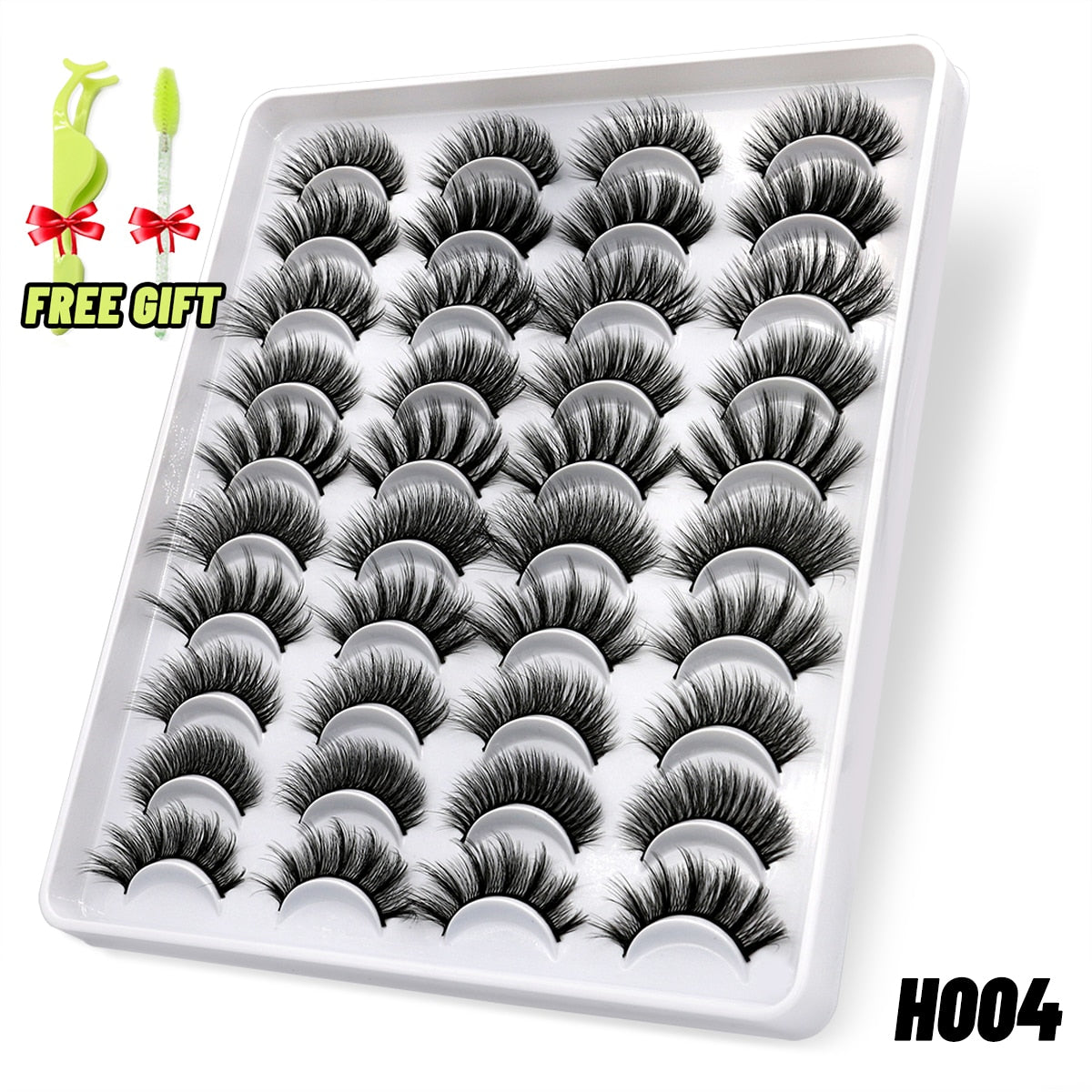 Eyelashes 3D Mink Lashes Fluffy Soft Wispy Natural Cross Eyelash Extension Reusable Lashes Mink False Eyelashes