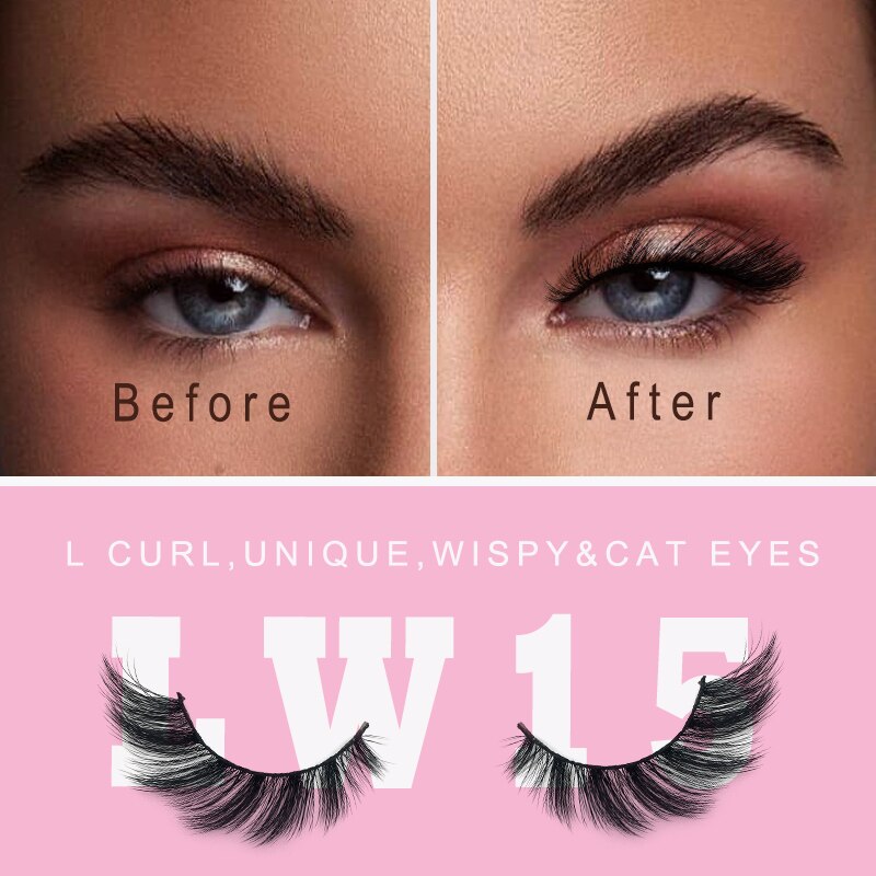 Angel Wings natural false eyelashes fake lashes long 3d mink lashes eyelash extension mink eyelashes