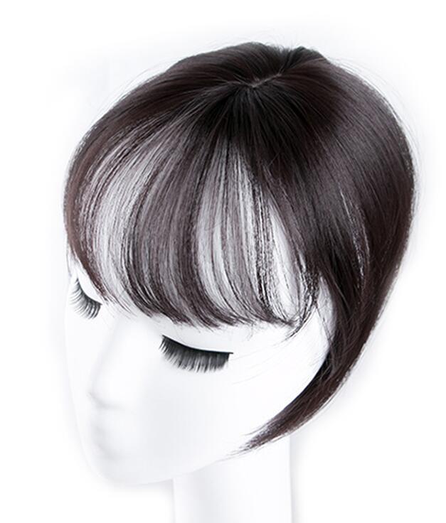 Synthetic Hair Fringe Clip Bangs Straight Fake Hair Piece High Temperature Fiber Wig Bangs Clip on Hair Extension