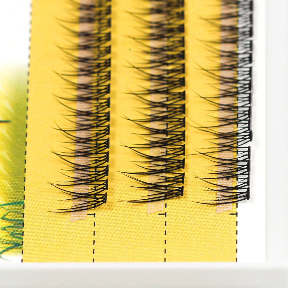 Grafting World Fish Tail Eyelash 8mm/10mm/12mm Dove Tail Individual Eyelash Extensions