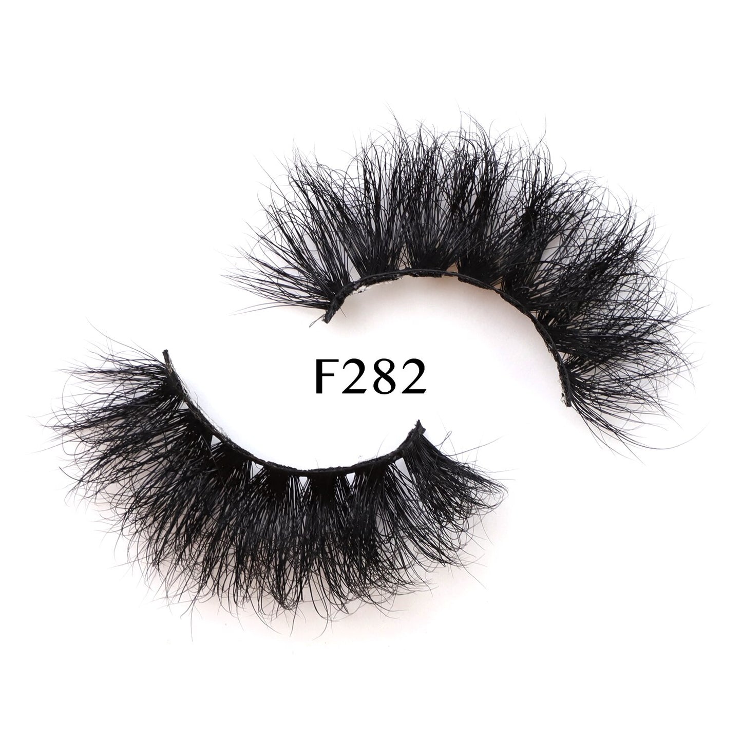 25mm Real Mink Hair Lashes Messy Fluffy Lash Soft Natural Eyelashes 1 Pair Long Crisscross Strip Makeup Beauty Eyelash