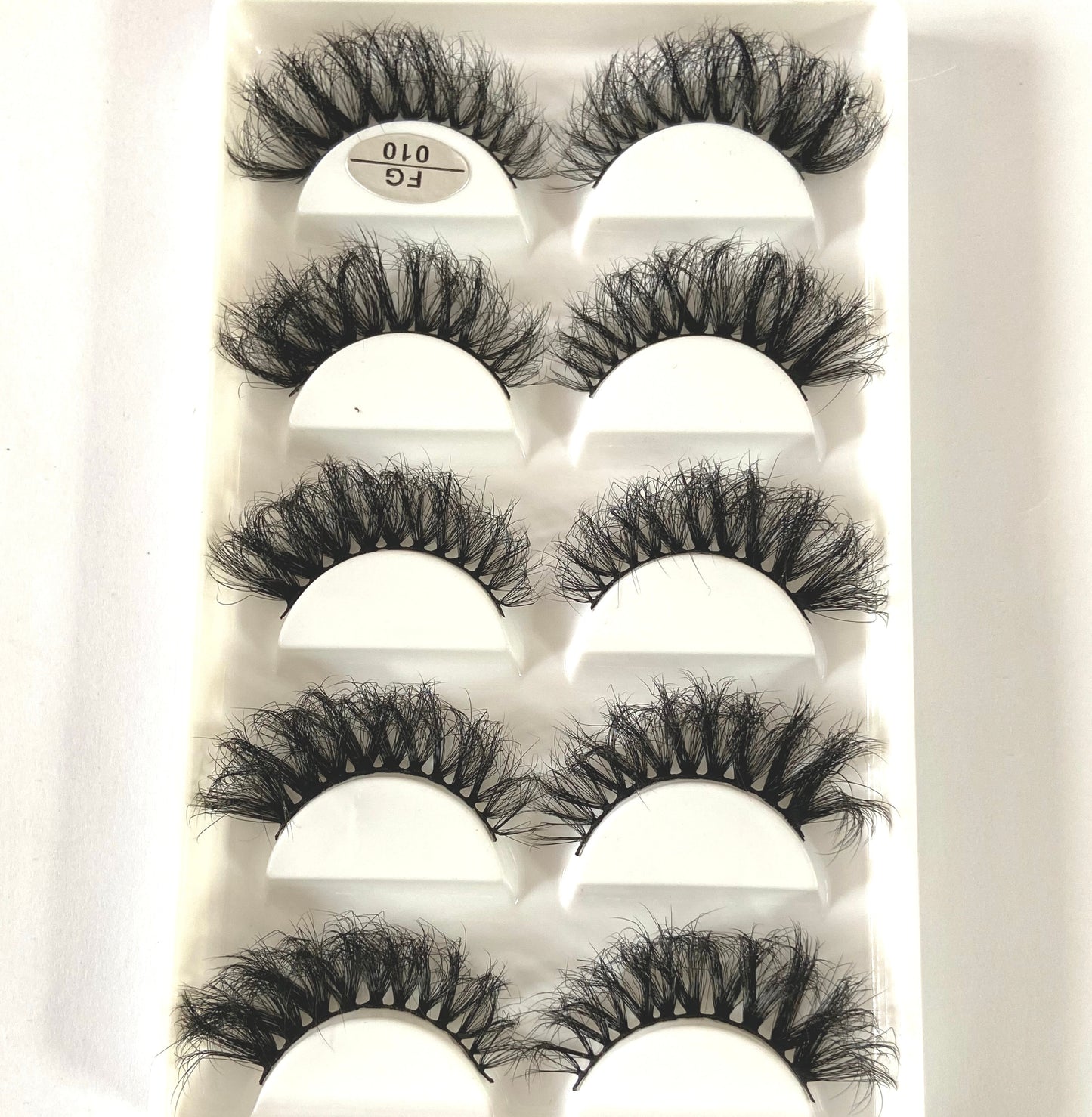 5 Pairs Handmade 3d mink lashes short False Eyelashes Dense Natural Long Messy Eye Lashes Reusable Stage False Eyelashes