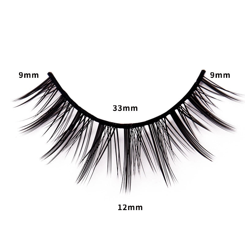 5 pairs set Cos cross false eyelashes Lash Extension 3D Japanese Fairy Little Devil Cosplay