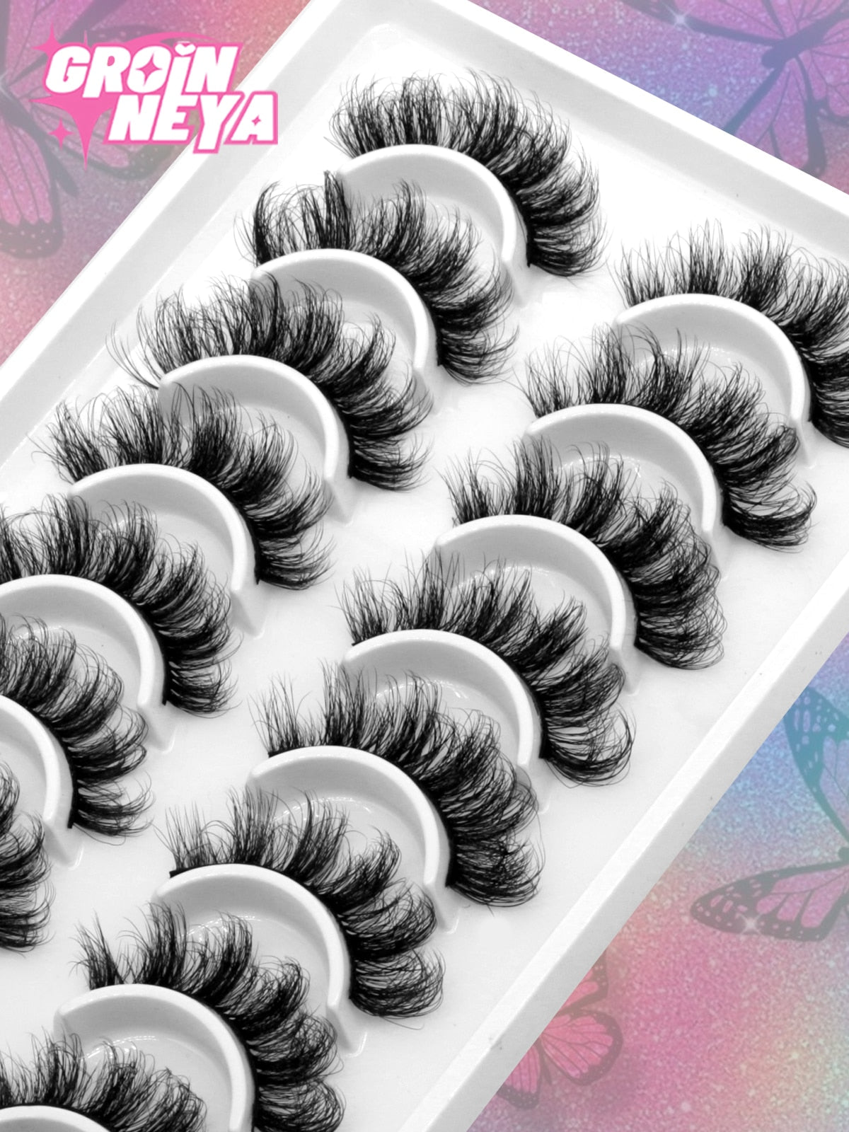 10 Pairs Natural False Eyelashes Fake Lashes Long 3d Mink Lashes Extension Eyelash Mink Eyelashes