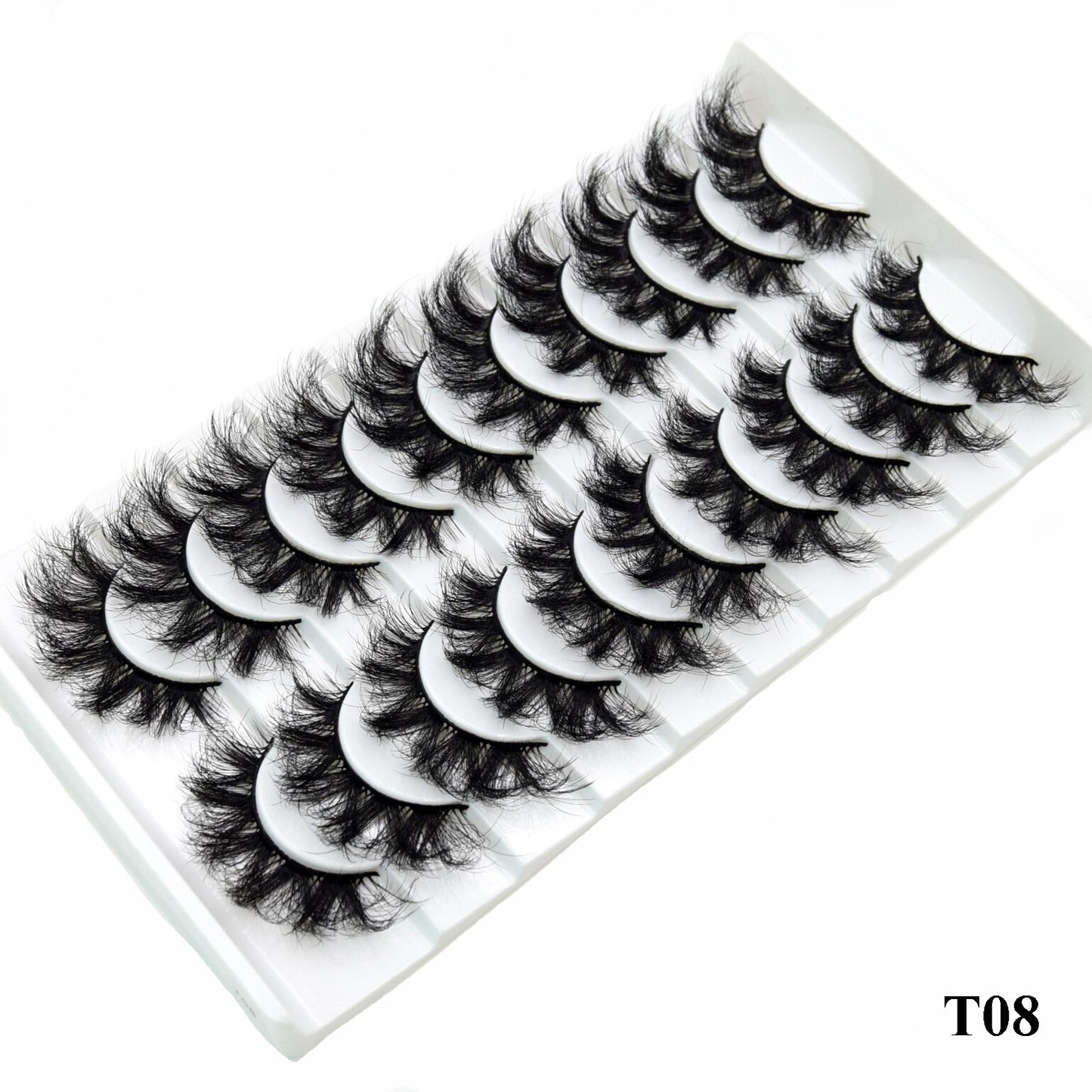 5paris/10pairs Faux Mink Eyelashes Make Up False Cils Hand Made Fake Eyelashes Wholesale Thick Eyelashes Extension