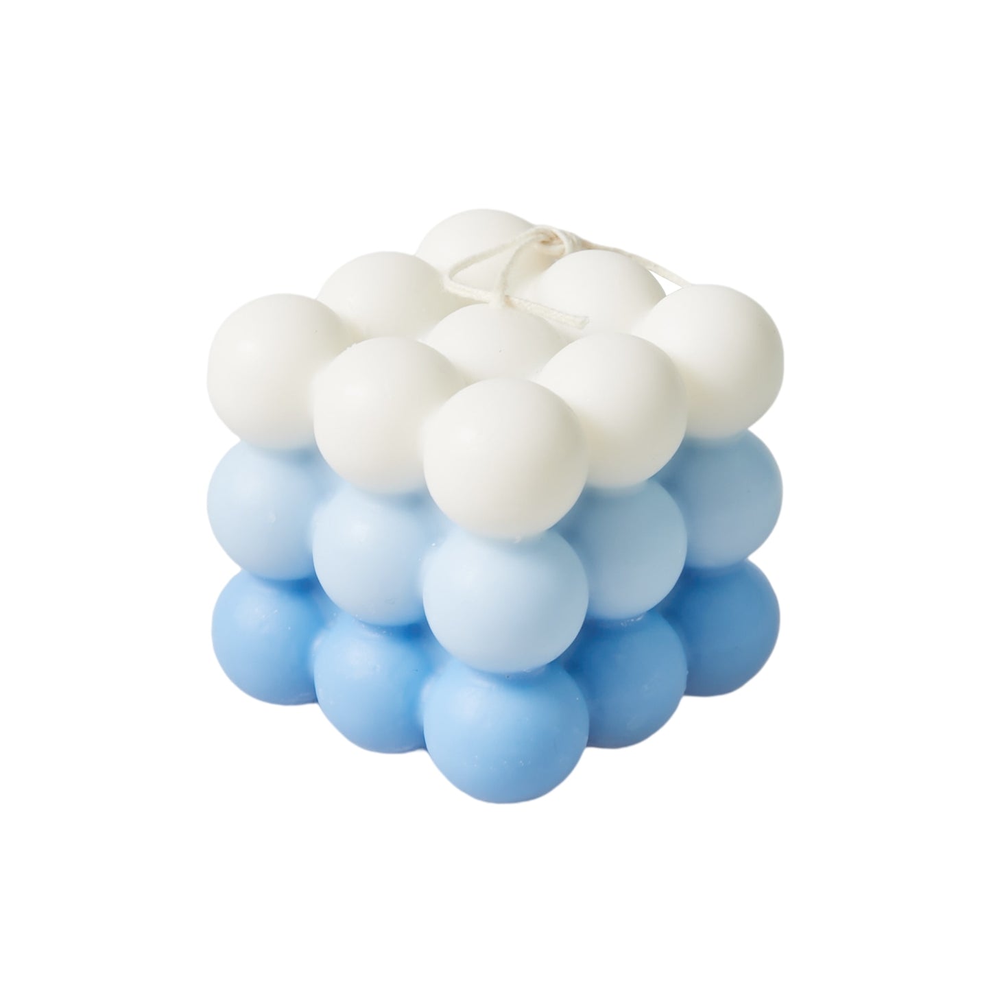 Small Bubble Cube Candle Soy Wax Aromatherapy Scented Candles Relaxing 1PC