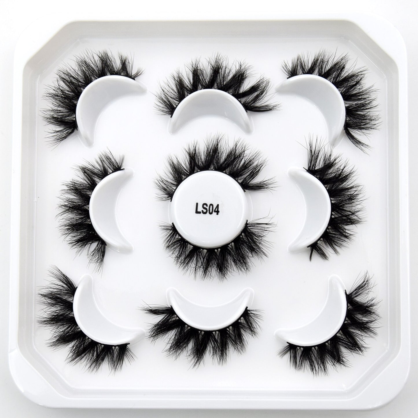 5paris/10pairs Faux Mink Eyelashes Make Up False Cils Hand Made Fake Eyelashes Wholesale Thick Eyelashes Extension