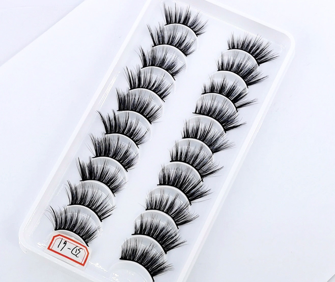 10 Pairs Crisscross Half Eye Lashes Natural False Eyelashes Handmade Faux 3D Mink Lashes Eyelash Extension