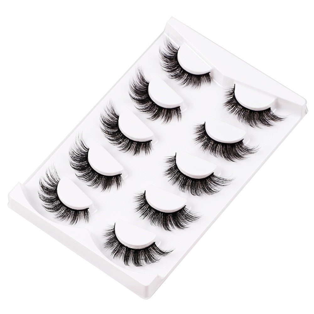Cat eye Lash Handmade Winged Faux Eyelashes Natural Long Lashes For Eyelash Extension Eye End Lengthen For Foxy Eye