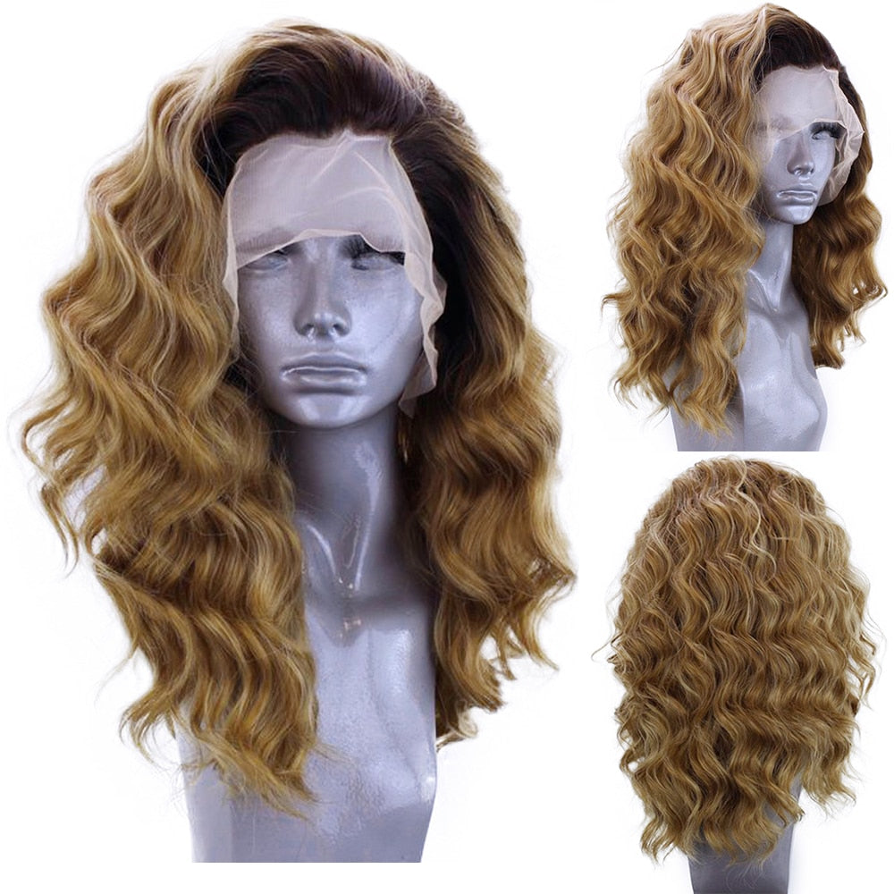 Synthetic Lace Front Wigs Short Bob Wig for Women Silver Brown Pink Blue Color Cosplay Short Wig