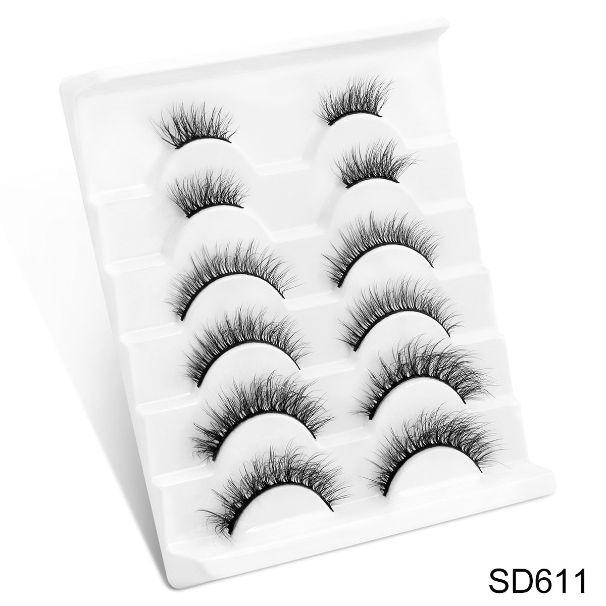Half Eye Lashes 6D Faux Mink Natural Fluffy Eyelashes Cils Fake Eyelash Extension