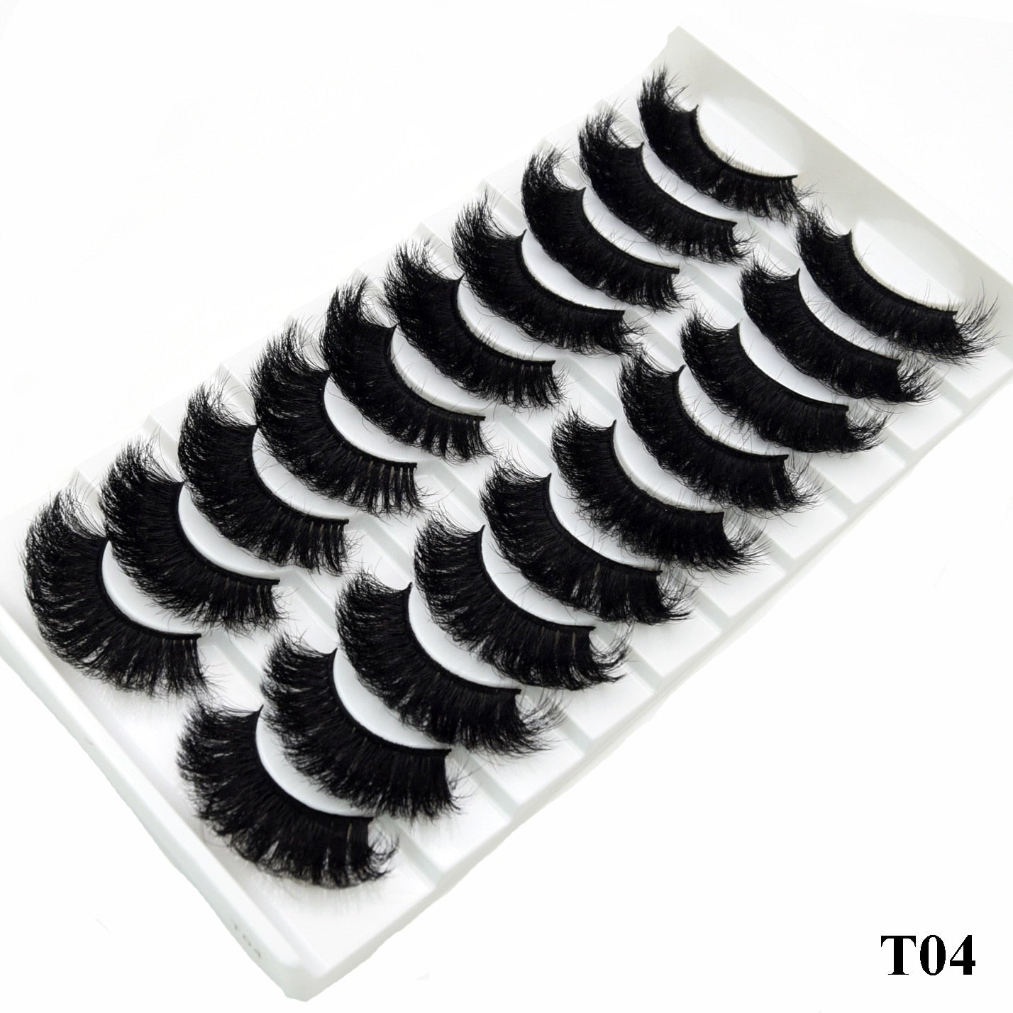 5paris/10pairs Faux Mink Eyelashes Make Up False Cils Hand Made Fake Eyelashes Wholesale Thick Eyelashes Extension