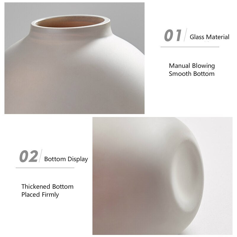 Ceramic Vases Simple Retro Frosted Ceramic Decoration Creative Home Furnishings Nordic Retro Pastoral Vase Crafts Home Decor