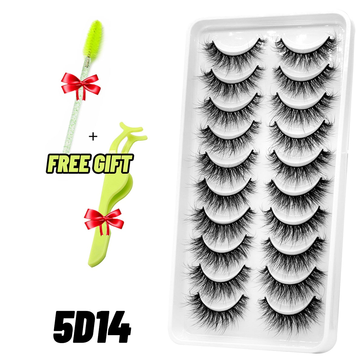 Eyelashes 3D Mink Lashes Fluffy Soft Wispy Natural Cross Eyelash Extension Reusable Lashes Mink False Eyelashes