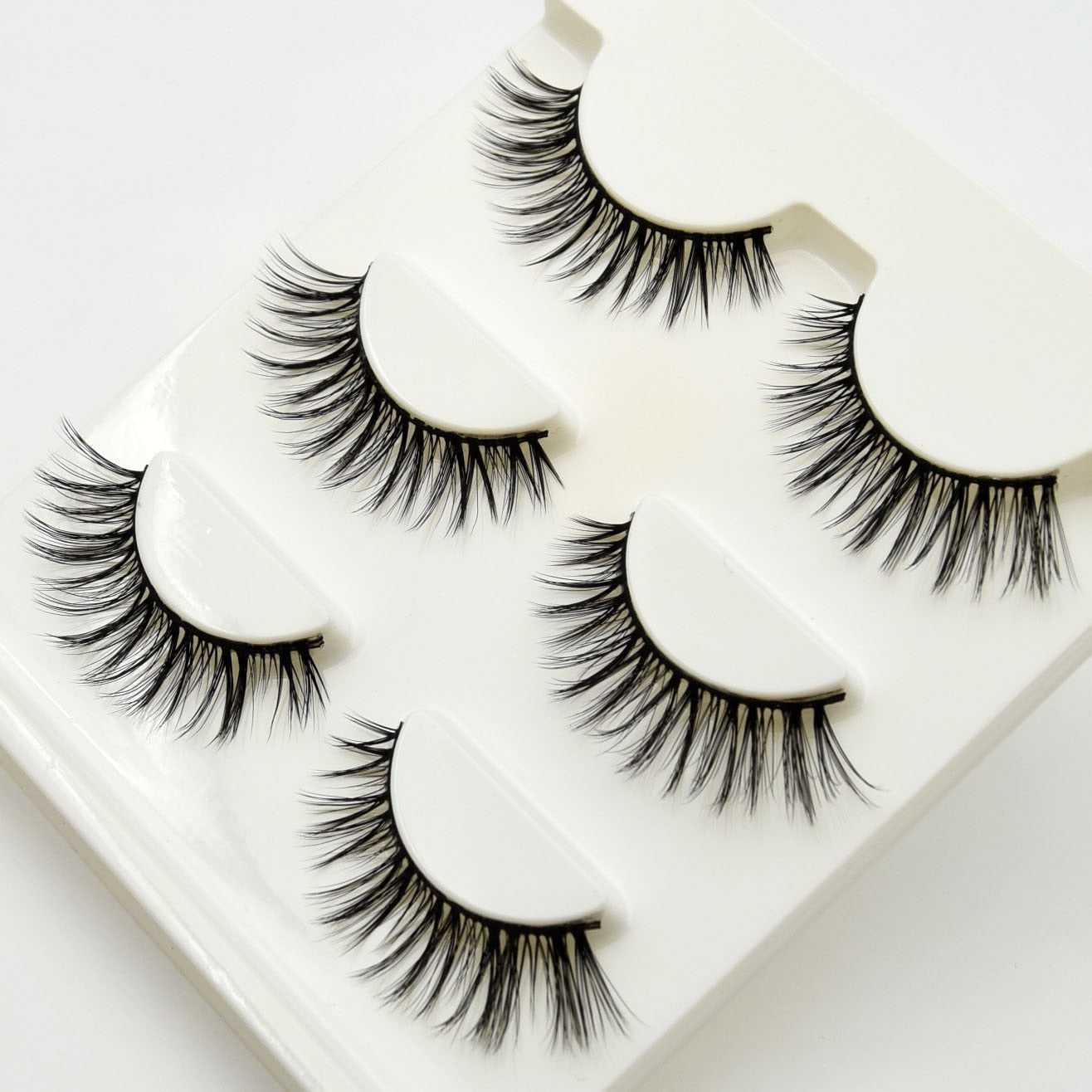 5paris/10pairs Faux Mink Eyelashes Make Up False Cils Hand Made Fake Eyelashes Wholesale Thick Eyelashes Extension
