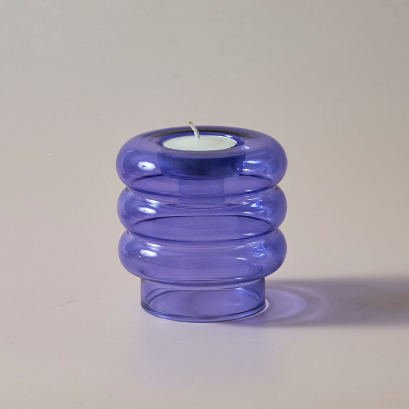 Dual Purpose Candlestick Taper Candle Holders Tealight Candlesticks for Home Decoration Party Vase Table Centerpiece