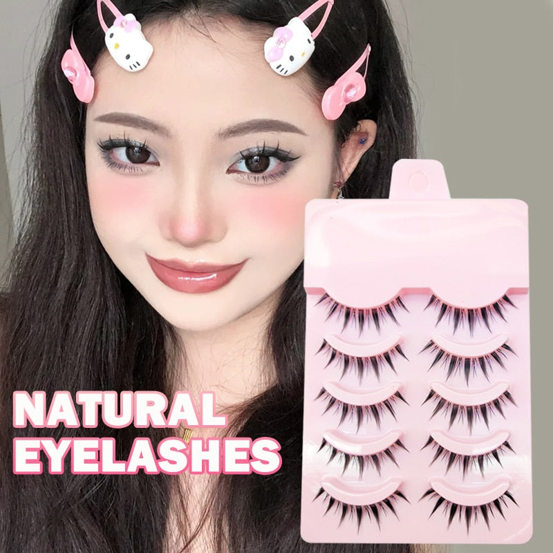 Manga Lashes Soft Natural Thick False Eyelashes Manga Eyelashes Daily Dating Eyelashes Lashes