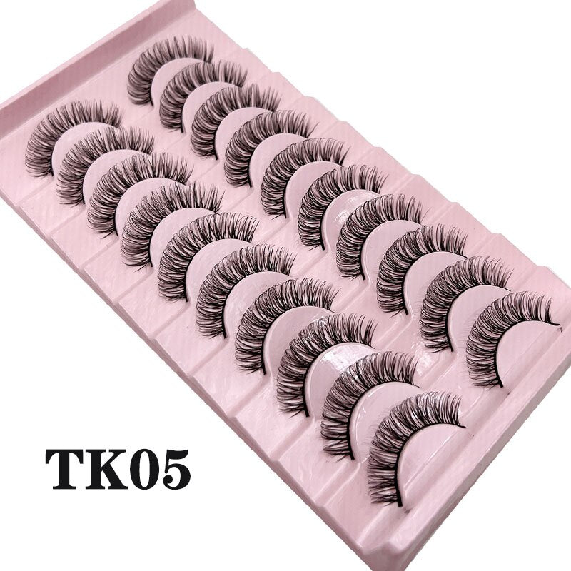 Fluffy Mink Lashes Russian Strip Lashes False Eyelashes Russian Volume Lashes