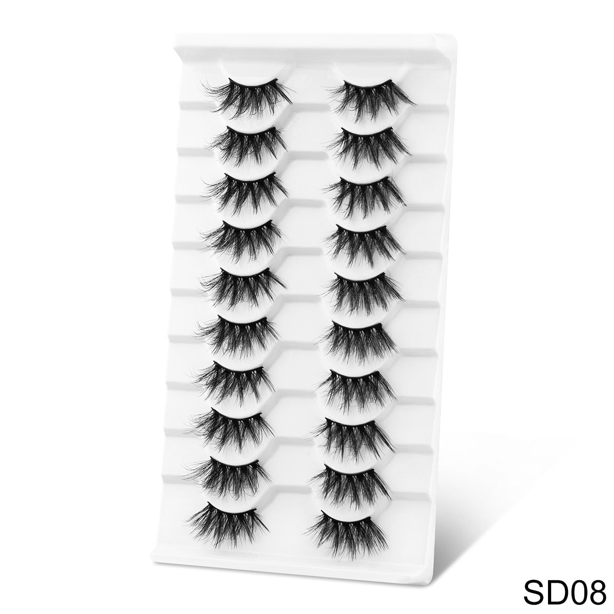 Half Eye Lashes 6D Faux Mink Natural Fluffy Eyelashes Cils Fake Eyelash Extension