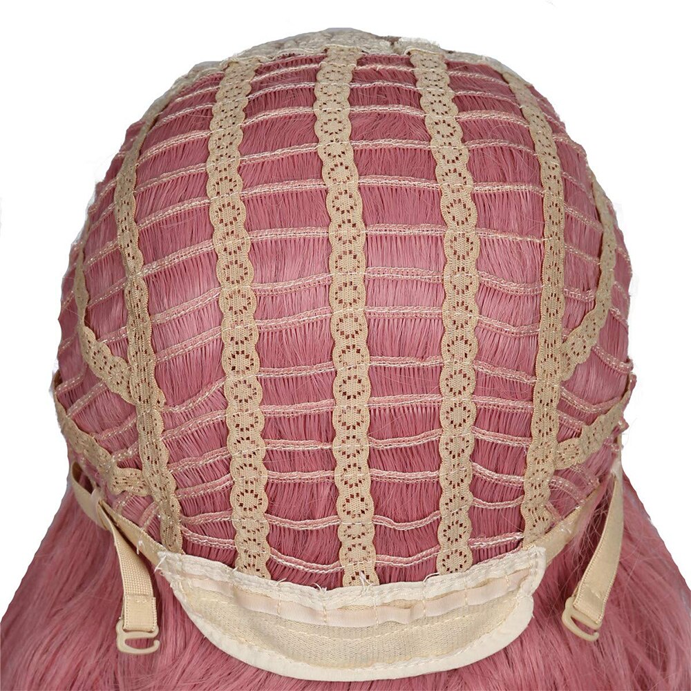 Genshin Impact Cosplay Pink Women Long Anti-warped Anime Cosplay Heat Resistant Synthetic Halloween Costume Party Wig