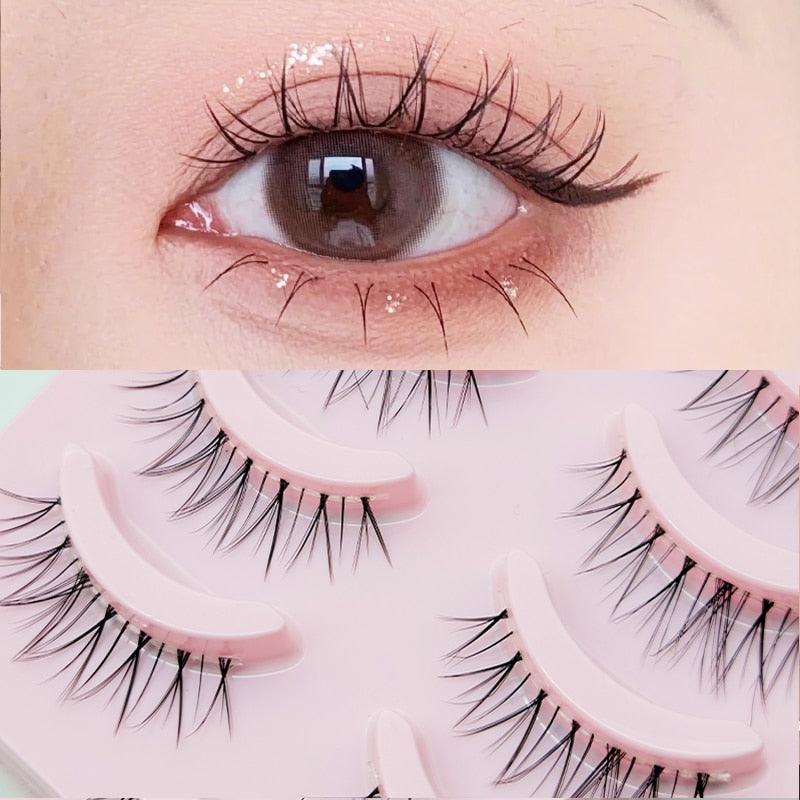 Manga Lashes Soft Natural Thick False Eyelashes Manga Eyelashes Daily Dating Eyelashes Lashes
