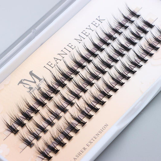 78 Clusters 0.07mm C Curl 8/10/12mm Volume Mix Eyelashes DIY Extension Lashes Natural Segmented Mink Eyelashes