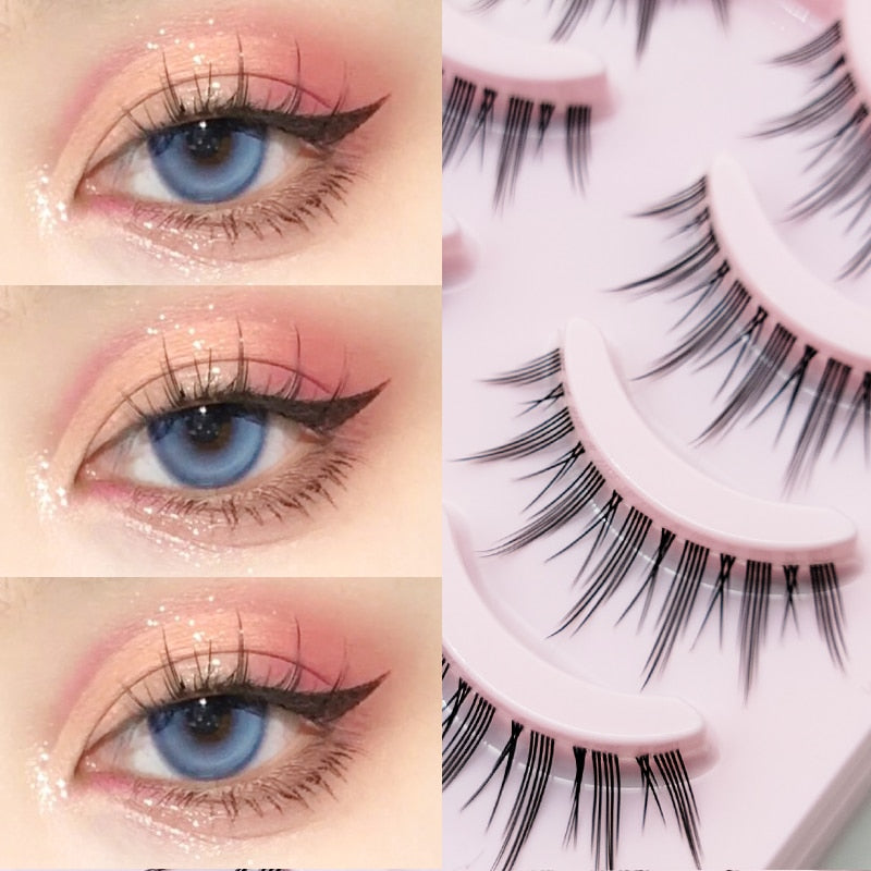 Manga Lashes Soft Natural Thick False Eyelashes Manga Eyelashes Daily Dating Eyelashes Lashes