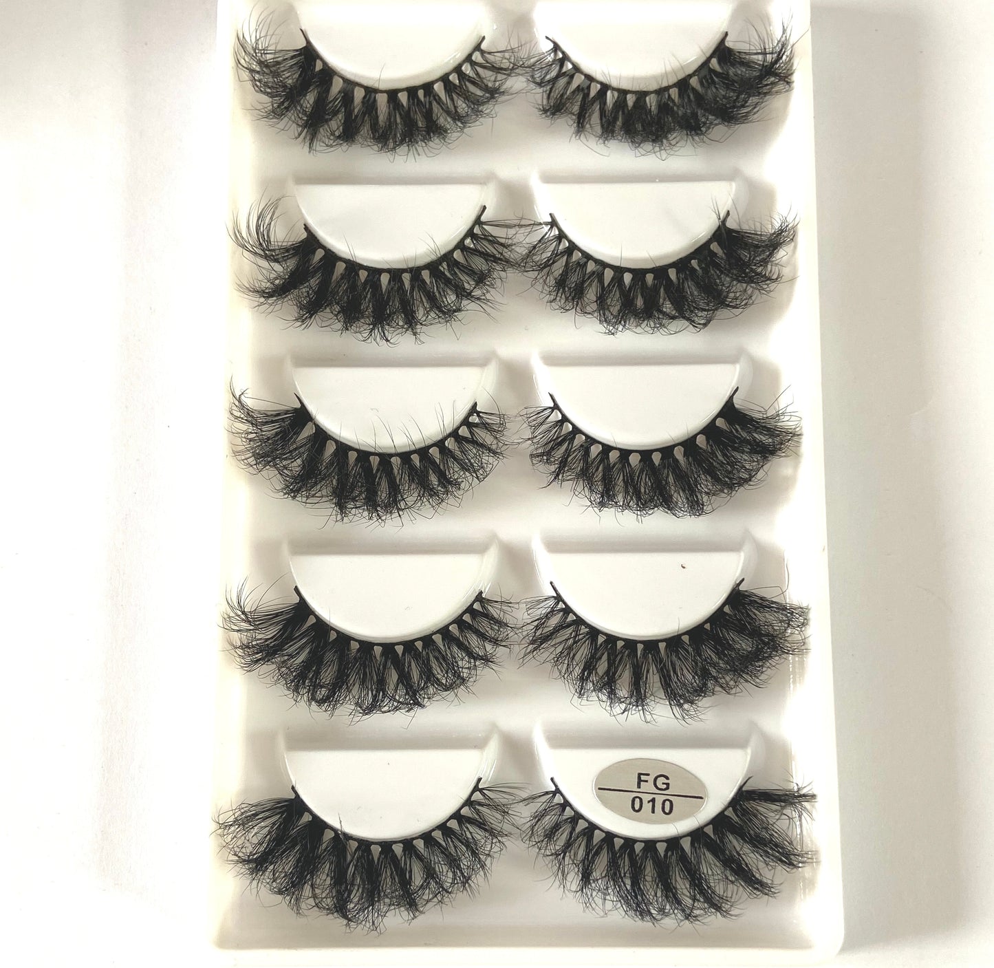 5 Pairs Handmade 3d mink lashes short False Eyelashes Dense Natural Long Messy Eye Lashes Reusable Stage False Eyelashes