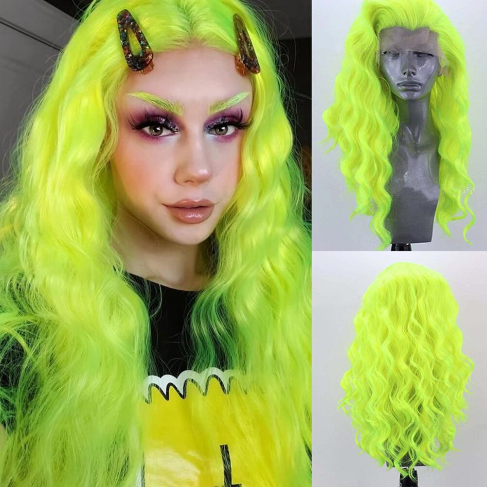 Synthetic Lace Front Wig Body Wave Blue Wig for Women Natural Hairline Black Wigs Daily Use Cosplay Wig