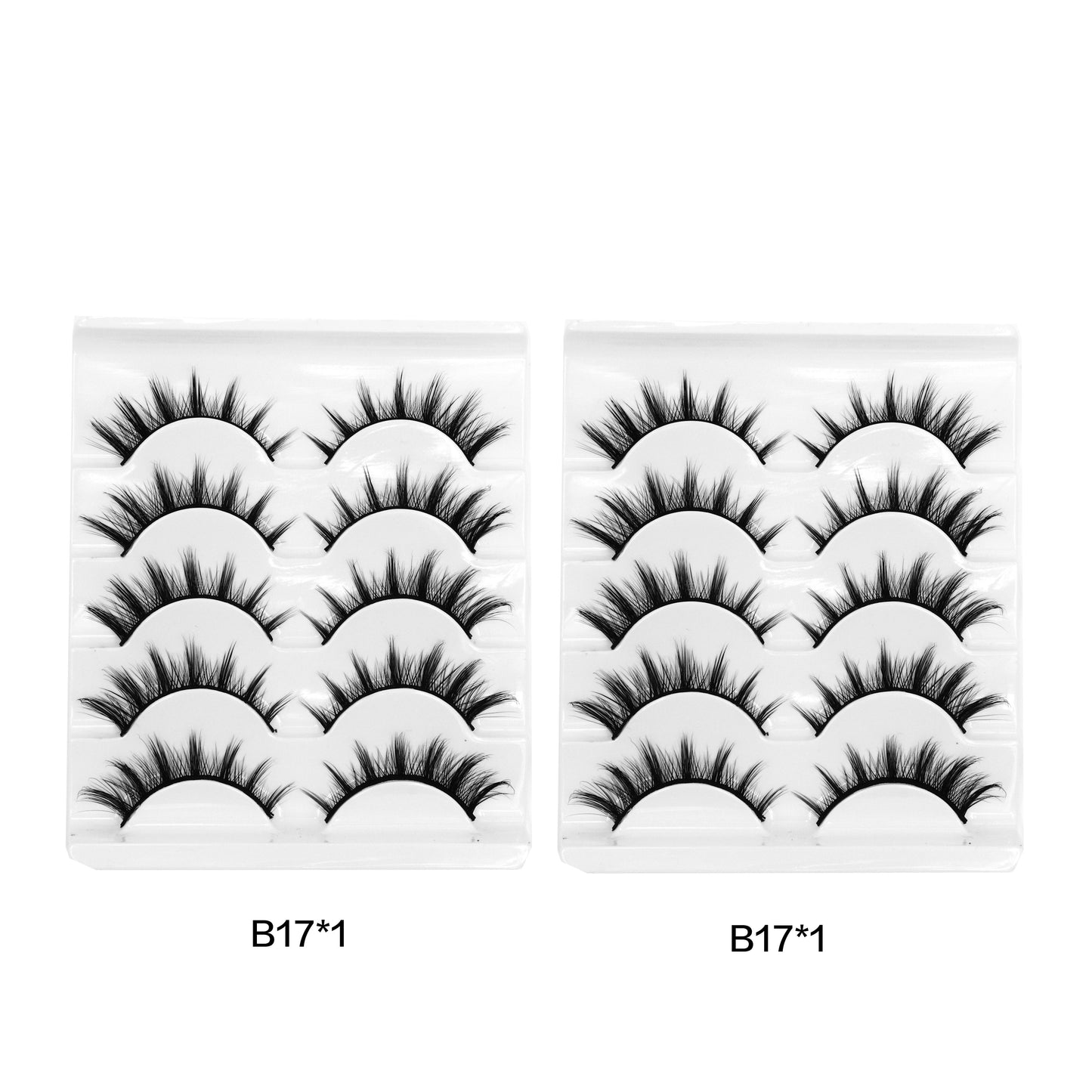 5 Pair Manga Lashes Little Devil Anime Cosplay Natural Wispy Fairy Cross Lashes Manga Fake Eyelashes