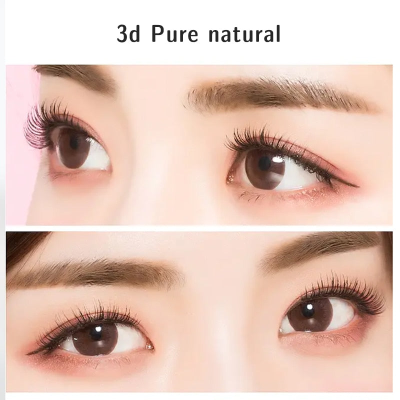 10 Pairs Natural 3d Faux Mink False Eyelashes Dense Curls Slim Short Lashes Cosplay Dramatic Eyelashes