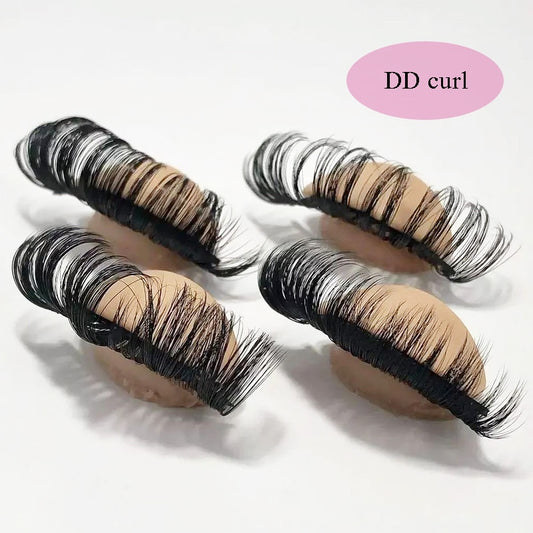 DD curl 10pairs Eyelashes 3D Faux Mink Lashes Volume Handmade False Eyelash Thick Full Strip Cruelty Free EyeLash