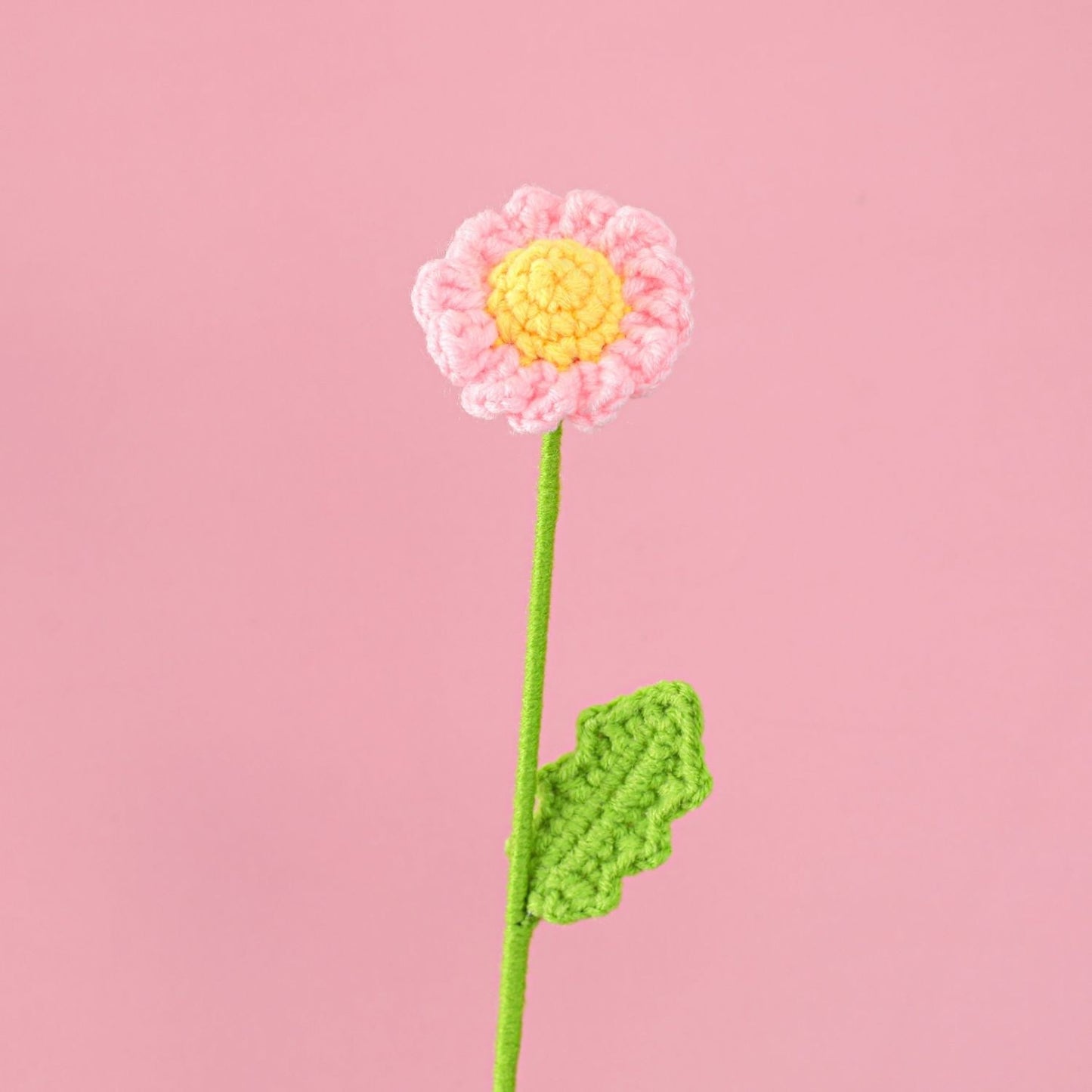 Knit Flower Lily Tulips Fake Flowers Bouquet Decoration Hand-woven Home Decorate Creative Knitting Flowers
