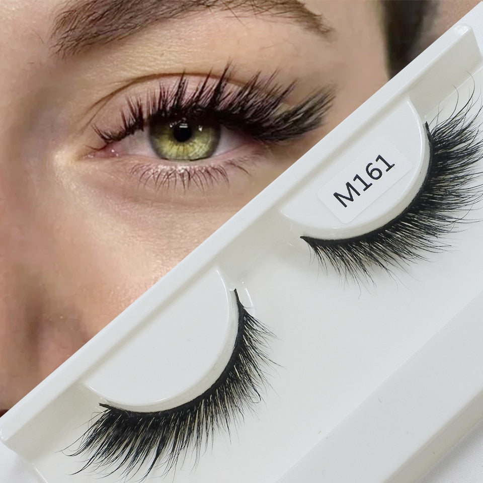 Cateye Lashes End Eye Elongate Fake Eyelashes Natural Winged Fox Eye Lashes Mink