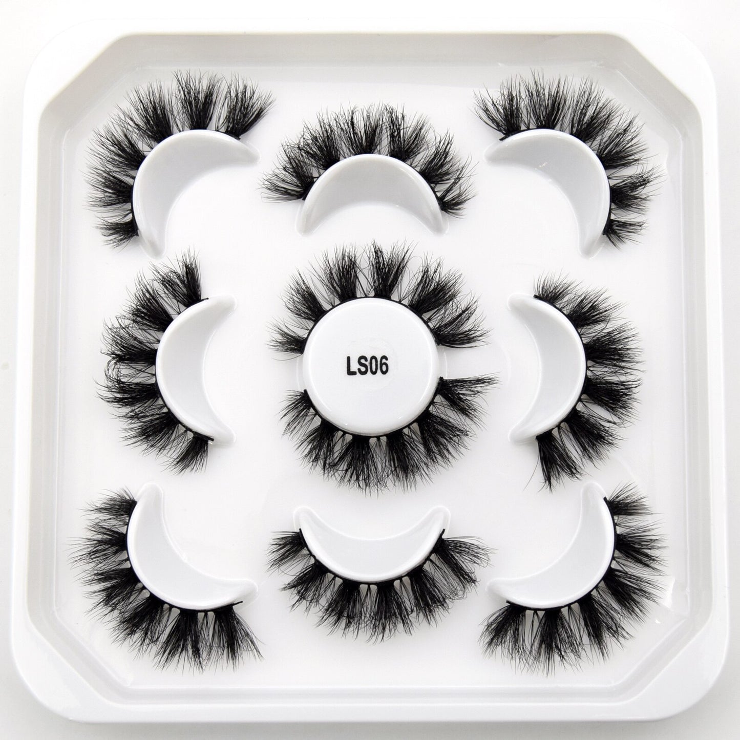 5paris/10pairs Faux Mink Eyelashes Make Up False Cils Hand Made Fake Eyelashes Wholesale Thick Eyelashes Extension